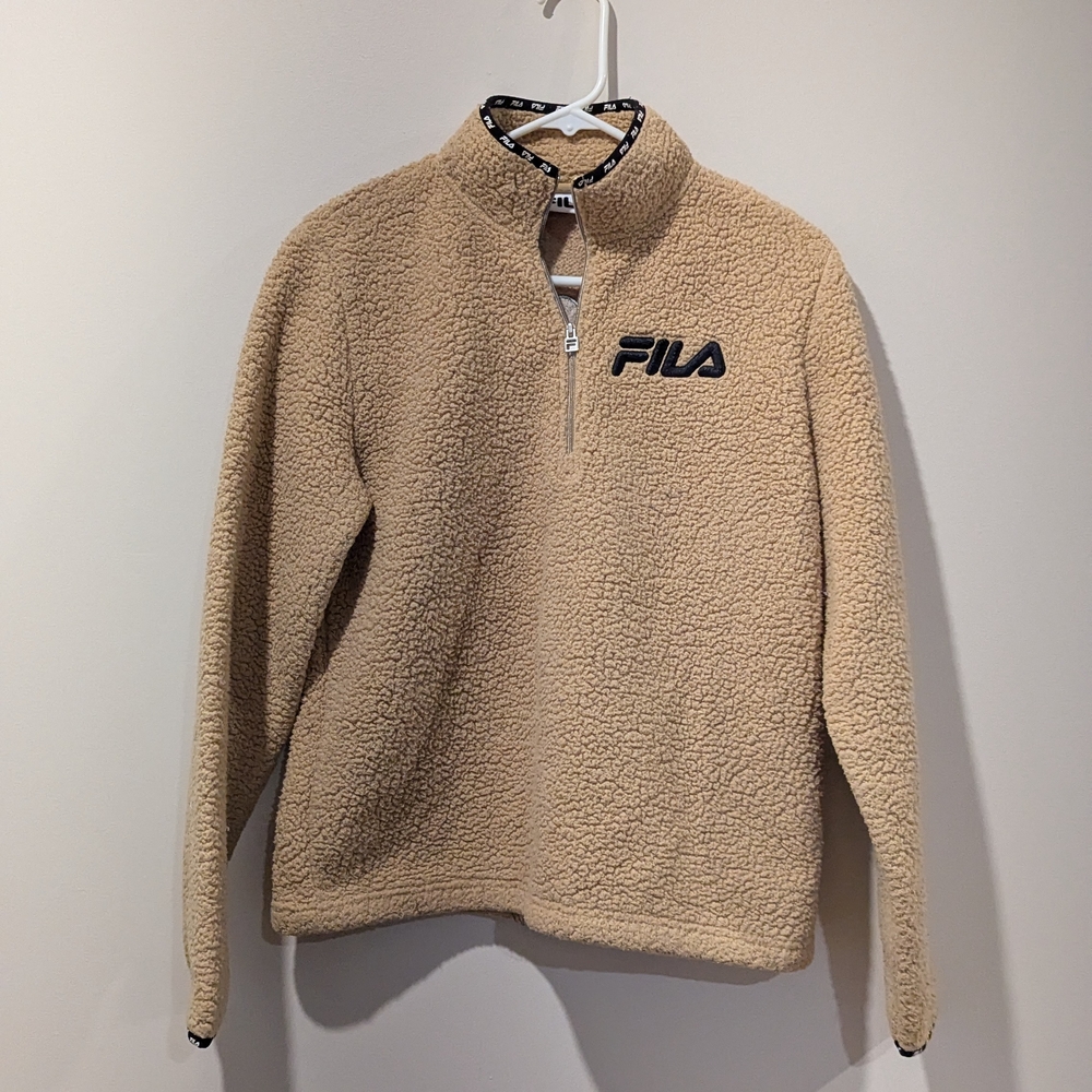 FILA Sherpa 1/4 Zip Sweater